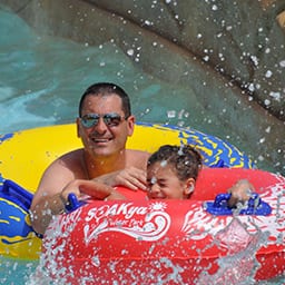 Father and Son at Chattanooga Water Park