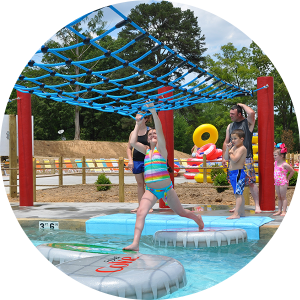 Kid Friendly Water Park at Lake Winnie in Chattanooga