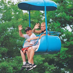 Skyway Ride at Lake Winnie