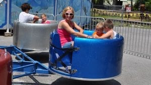 Silly Saucers Kid Friendly Ride at Lake Winnie