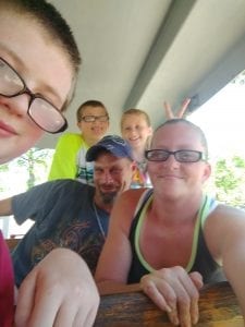 Family Having Fun at Lake Winnie in Chattanooga