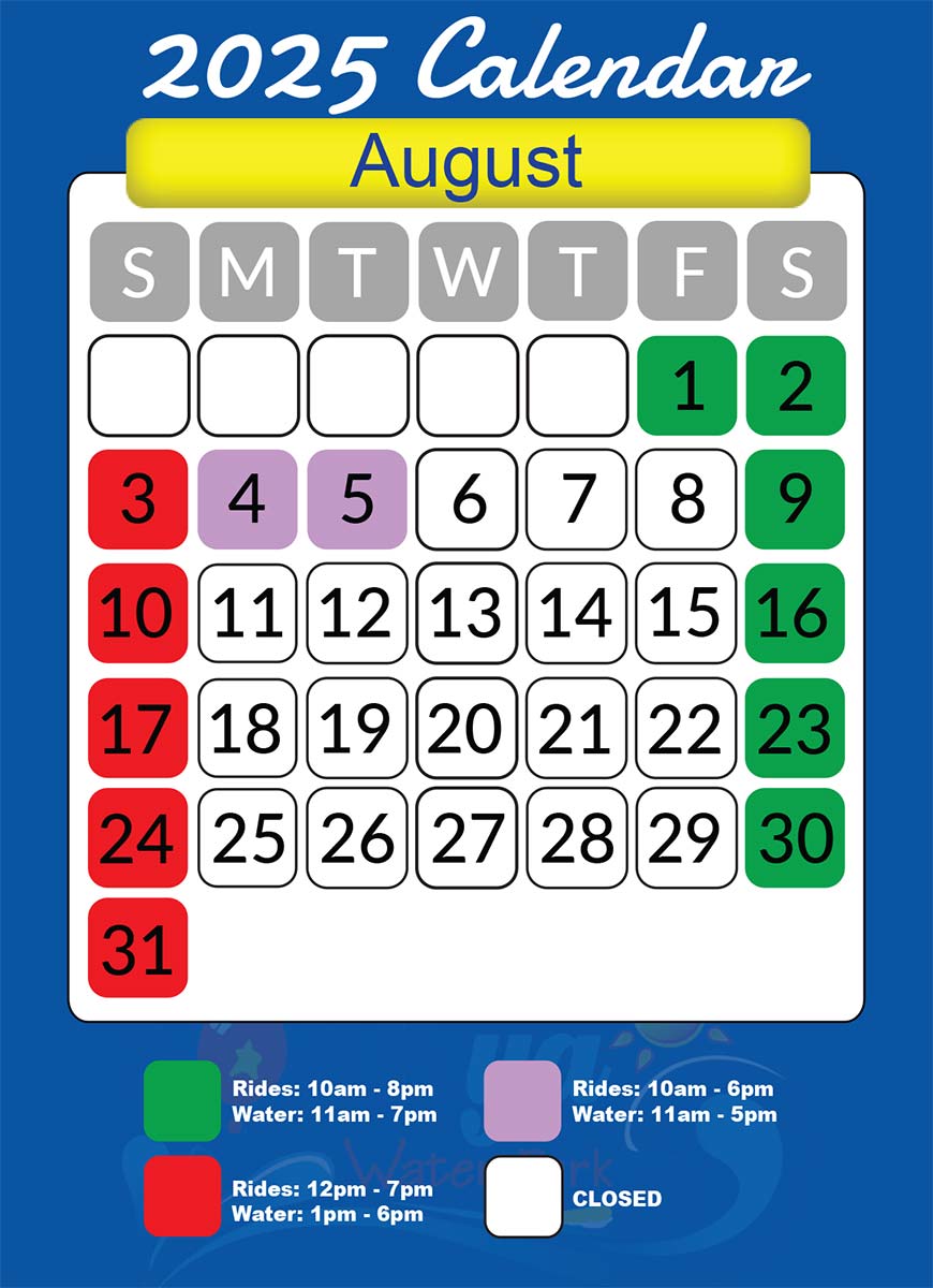 2025 August Calendar