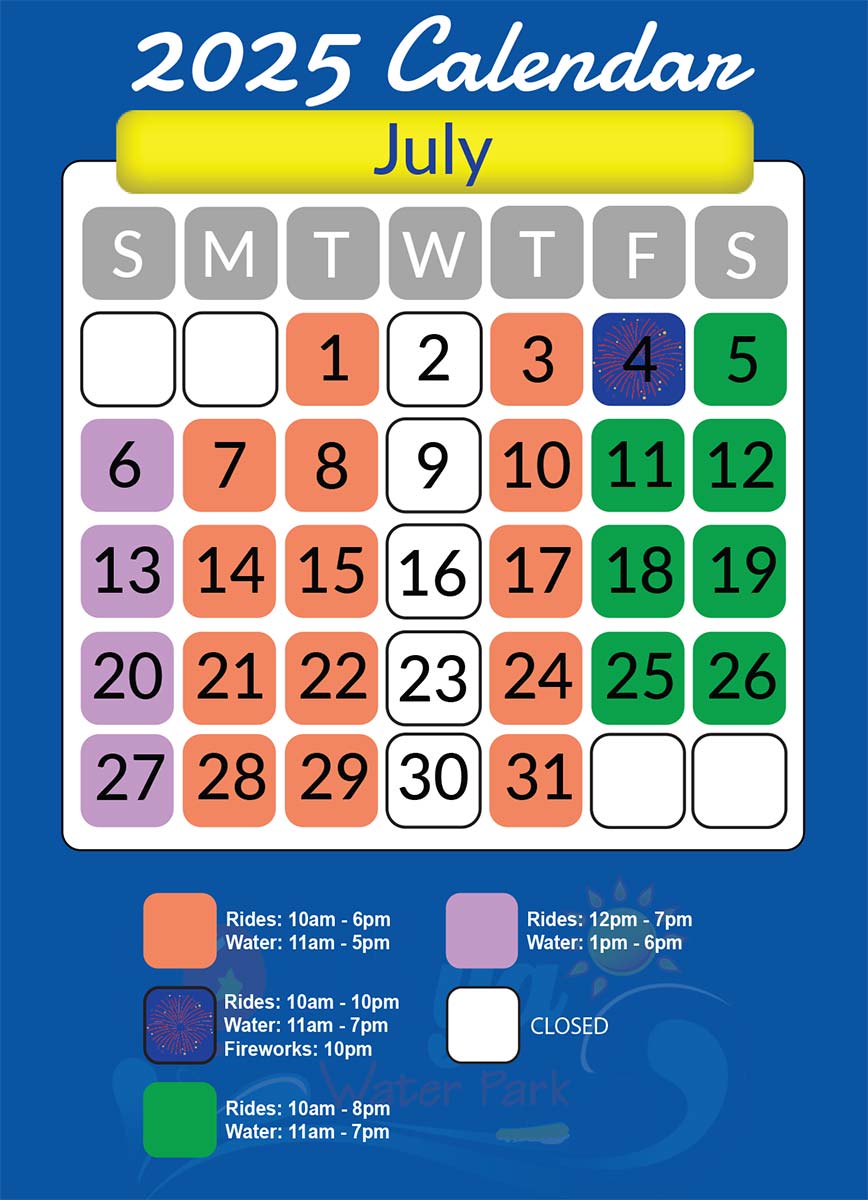 2025 July Calendar