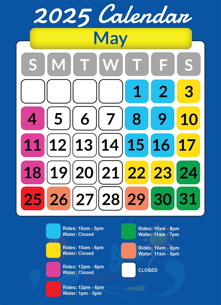 2025 May Calendar